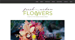 Desktop Screenshot of freshurbanflowers.com